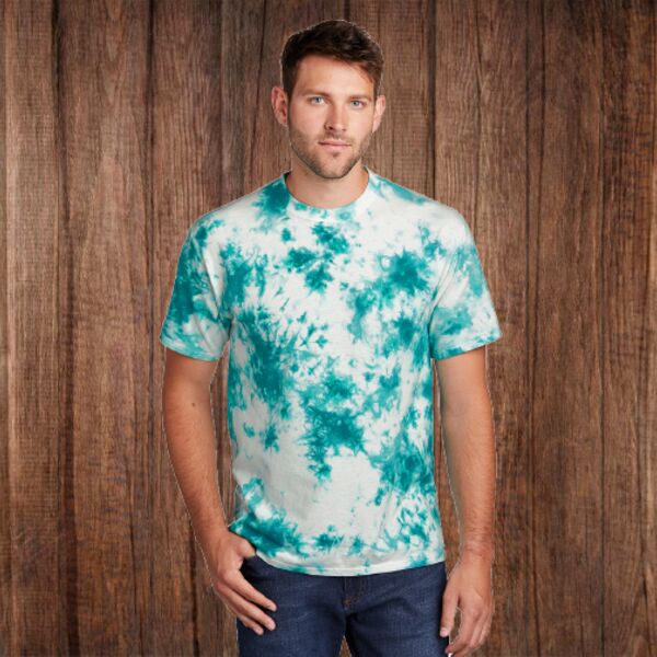PC145 Adult Crystal Tie Dye Tee Thumbnail